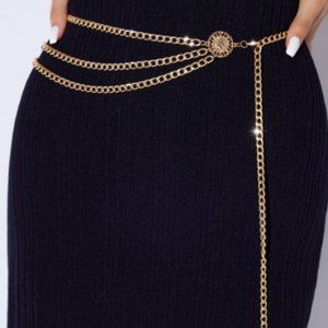 Metal Layered Waist Chain